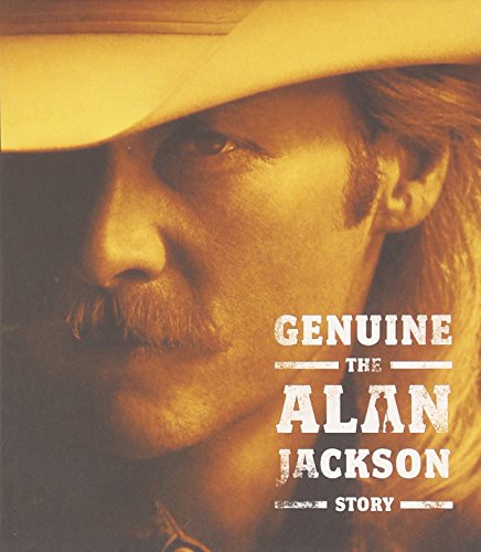 Close-up of Alan Jackson in a cowboy hat with the album title "Genuine.