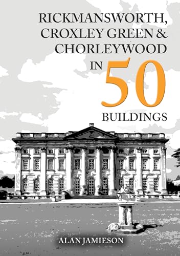Book cover featuring a stately home and the title “in 50 Buildings”.