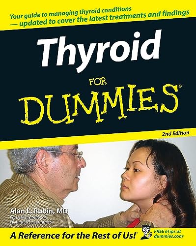 Book cover: "Thyroid For Dummies" 2nd Edition, with photos of two people.