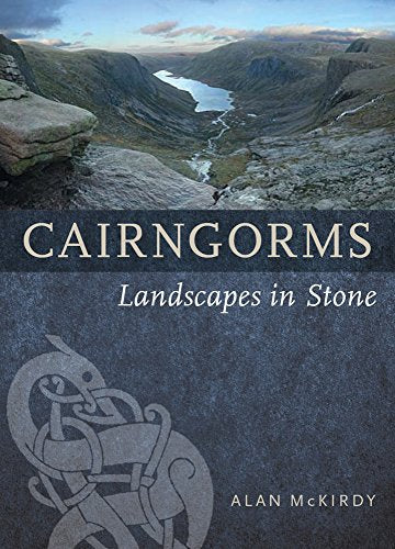 Book cover: Cairngorms landscapes with rocky foreground and title.