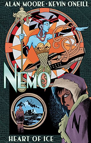 Comic book cover featuring Captain Nemo and an Art Nouveau design.
