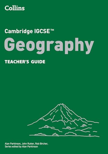 Green book cover with white text: "Cambridge IGCSE Geography Teacher’s Guide".
