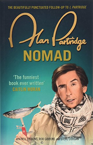 Book cover for Alan Partridge: Nomad featuring a man wearing a patterned scarf.