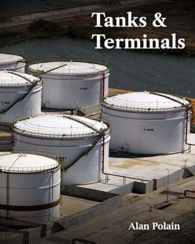 Book cover featuring large white industrial storage tanks against a blue sky.