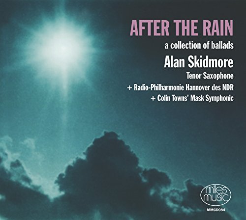CD cover for Alan Skidmore’s “After The Rain” with cloudy sky.