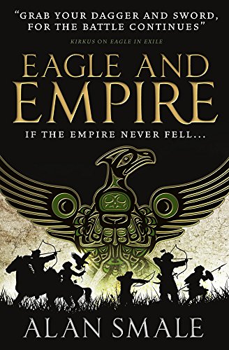 Book cover: "Eagle and Empire" features an eagle above silhouetted figures.