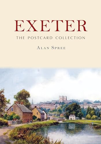 Book cover for "Exeter: The Postcard Collection" featuring a painted cityscape.