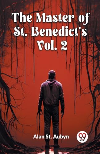 Book cover: man standing in a dark, tangled forest, red background.