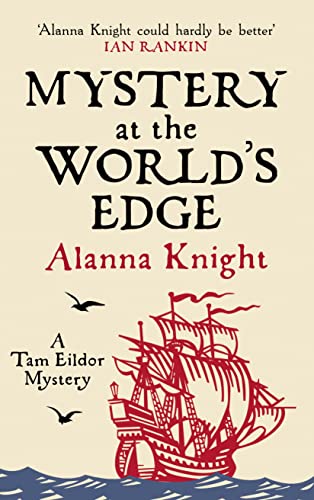 Book cover: red sailing ship on blue waves, bold title text.