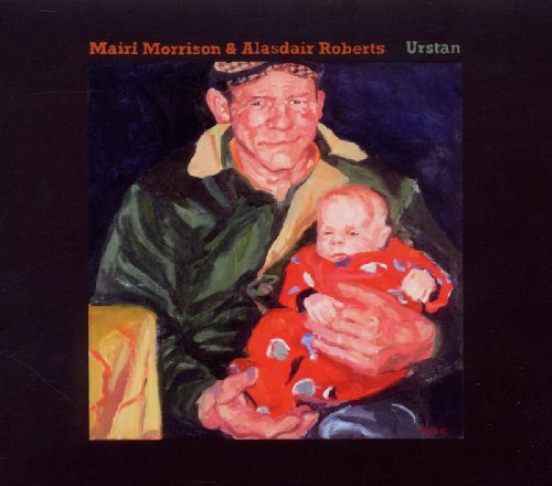 CD cover: painted portrait of a man holding a baby.