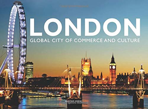 Book cover featuring London landmarks—London Eye, Big Ben, and Houses of Parliament.