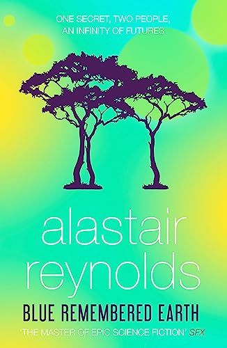 Book cover featuring two purple acacia trees against a yellow and teal gradient background.