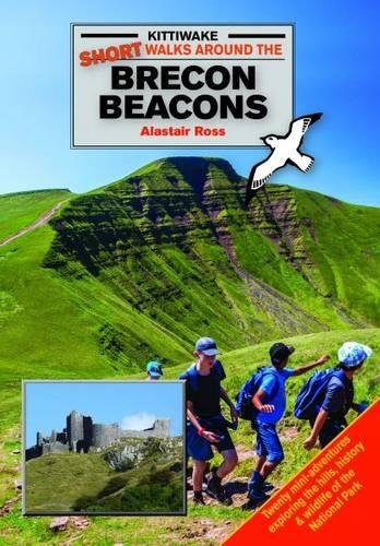 Book cover featuring a green hillside and hikers in the Brecon Beacons.