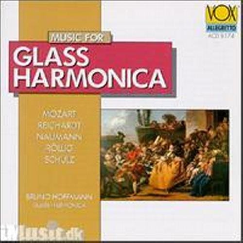 CD cover for “Music for Glass Harmonica” featuring a classical painting.
