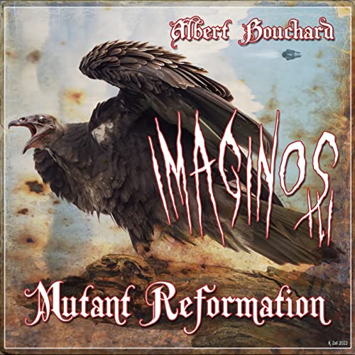 CD cover: vulture with outstretched wings and red text, "IMAGINOS III.