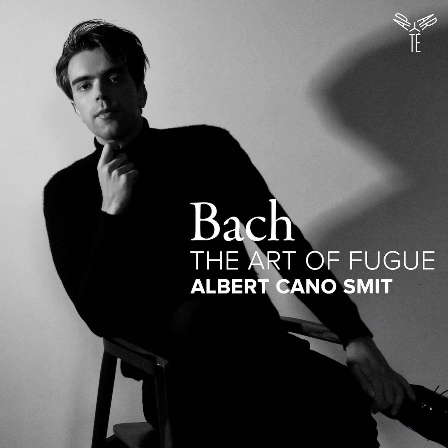 CD cover: portrait of Albert Cano Smit, text "Bach: The Art Of Fugue".