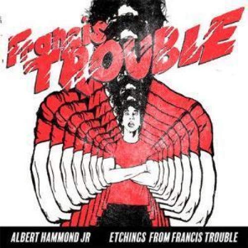 Vinyl album cover featuring a man with a child, with red and black illustration.