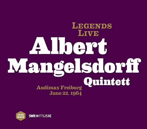 CD cover for Albert Mangelsdorff Quintett live recording, June 22, 1964.