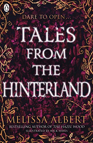 Book cover for "Tales From The Hinterland" with ornate floral design.