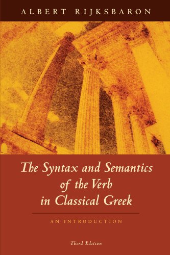 Book cover: "The Syntax and Semantics of the Verb in Classical Greek.