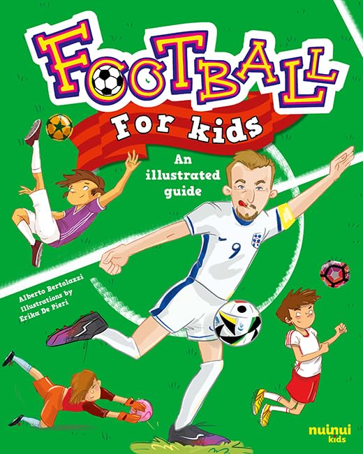 Book cover showing cartoon soccer players on a green field with a soccer ball.