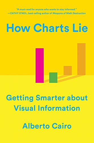 Yellow book cover with colorful bar graph illustration and blue text.