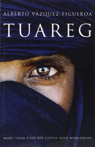 Book cover: close-up of a Tuareg man’s eye, partially veiled in blue.