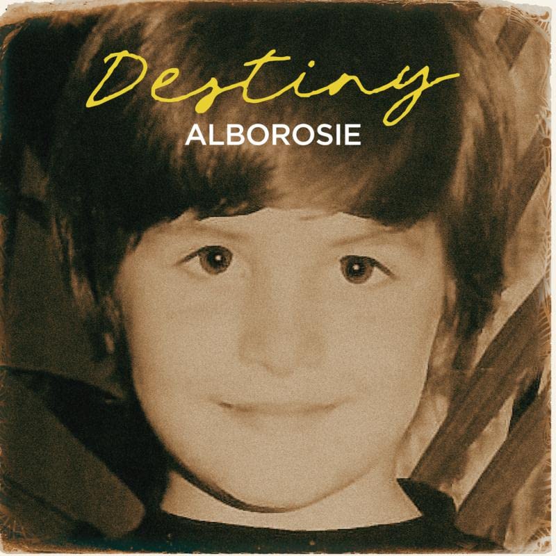 Album cover for Alborosie’s “Destiny” featuring a sepia-toned portrait of a child.