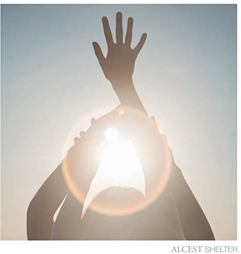 Alcest “Shelter” vinyl album cover: hand reaching towards a bright sun.