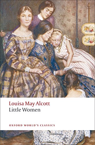 Book cover of Little Women featuring an illustration of four women in Victorian clothing.