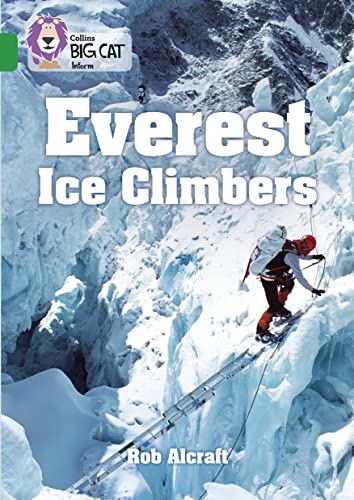 Book cover: Ice climber on a steep, snowy mountain slope.