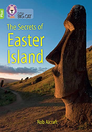 Book cover featuring a close-up of a Moai statue on Easter Island.