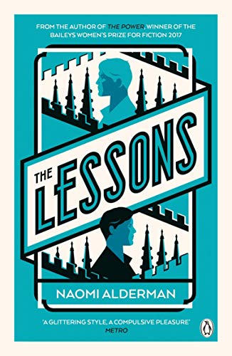 Book cover for "The Lessons" with title text and minimalist design.