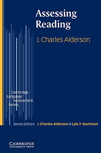 Book cover: "Assessing Reading" by J. Charles Alderson, Cambridge Language Assessment.