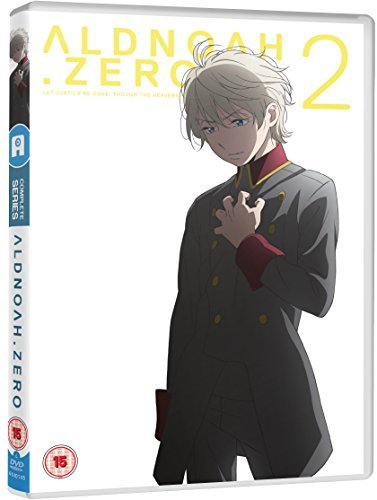 Aldnoah Zero Season 2 DVD cover featuring an anime male character.