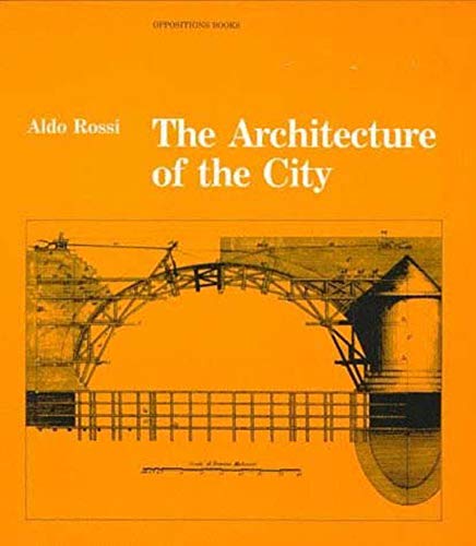 Book cover: “The Architecture of the City” with a bridge illustration.