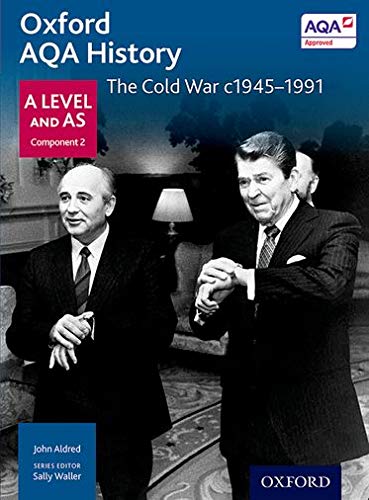 Textbook cover featuring Mikhail Gorbachev and Ronald Reagan in suits against a dark background.