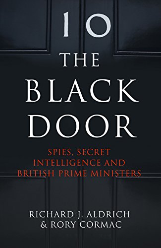Book cover: black door with white text, title "The Black Door.