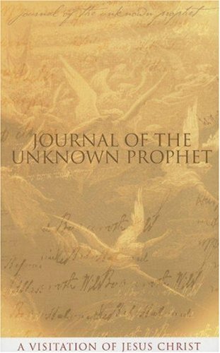 Book cover with angelic figures and faded handwritten script.