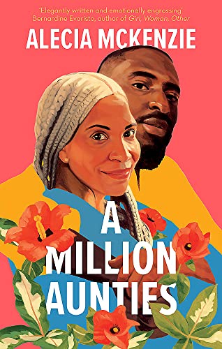 Book cover featuring a portrait of a woman and man against a floral background.