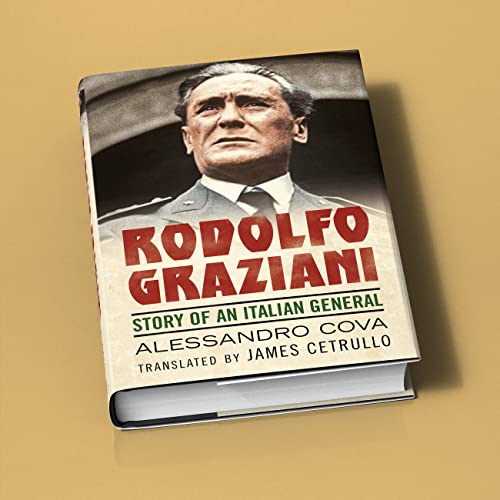 Book cover featuring a portrait of Italian General Rodolfo Graziani.
