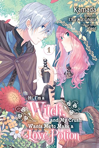 Manga cover featuring two anime characters and a love potion bottle.