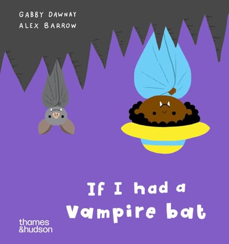 Book cover with two cartoon bats against a purple and gray background.