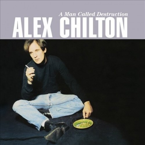 Vinyl album cover featuring Alex Chilton sitting on the floor with a cigarette.