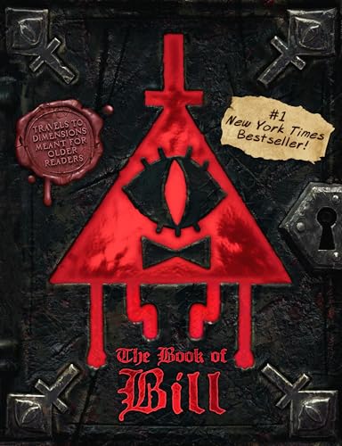 The Book of Bill cover features a glowing red triangular character on black background.