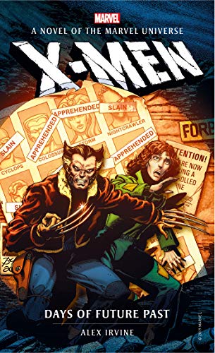 X-Men novel cover featuring Wolverine and Kitty Pryde, distressed background.