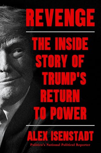 Book cover: "Revenge" with a portrait of Donald Trump in grayscale.