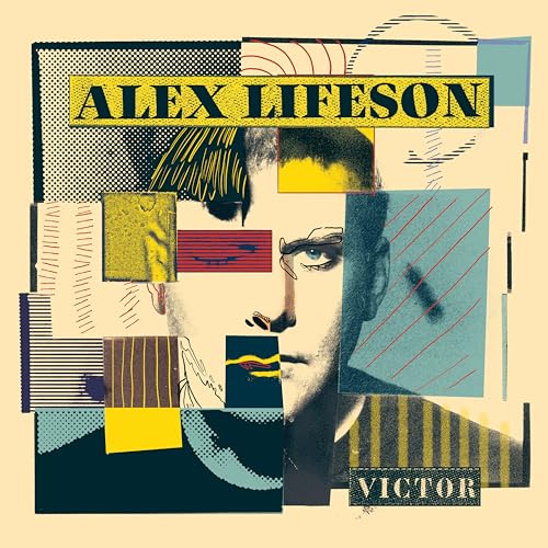 Album cover for Alex Lifeson’s “Victor” featuring a fragmented portrait.