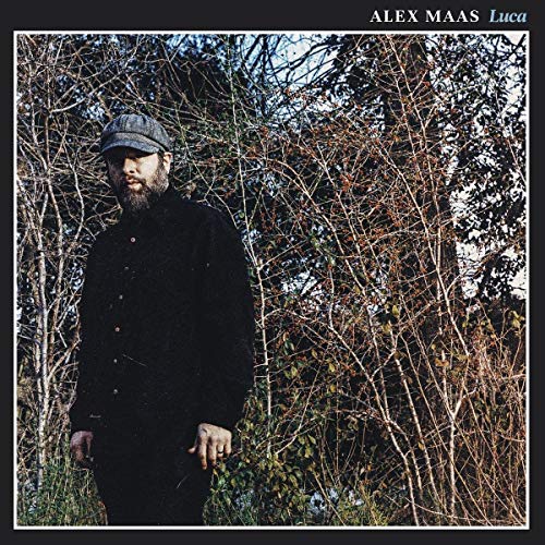 Album cover for Alex Maas’s “Luca” featuring a man in a hat.