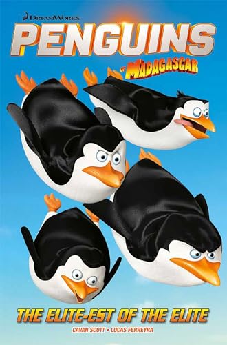 Cover of "Penguins of Madagascar" featuring four cartoon penguins.
